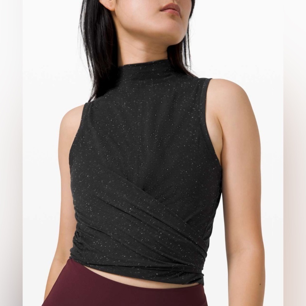 Lululemon Time to Reatore Mock Neck Tank Size 4
